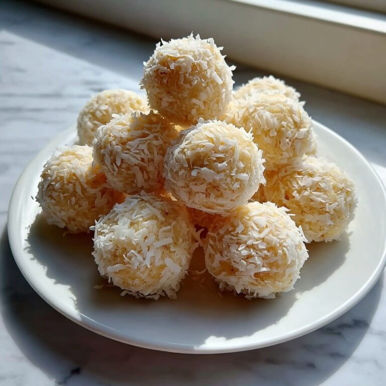 Coconut Lemon Cream Cheese Truffles Recipe