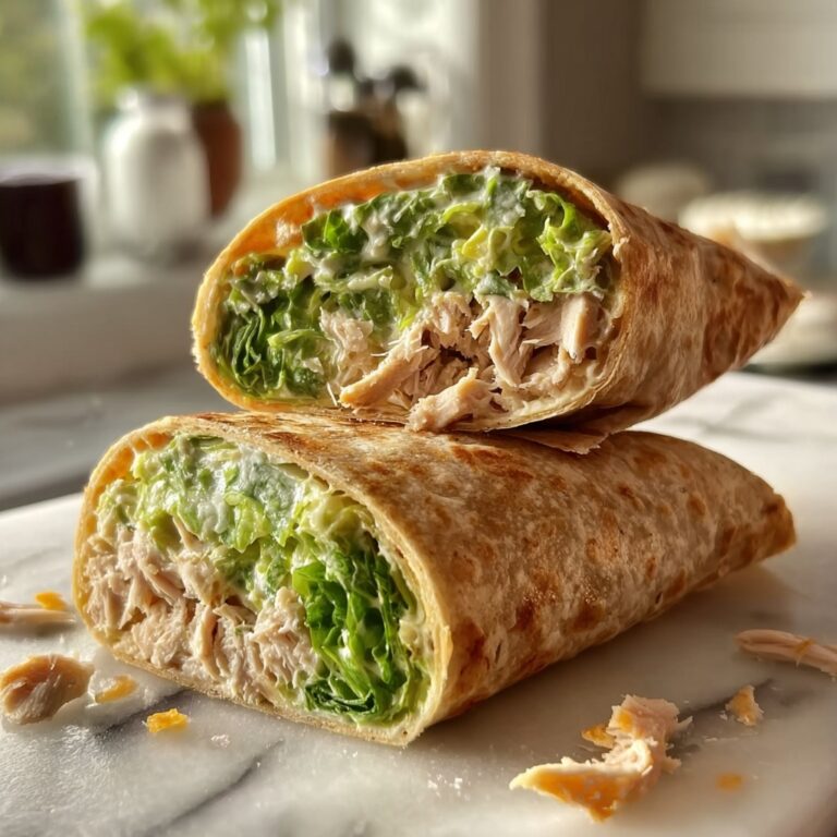 Caesar Chicken Salad Lunch Wraps: A Savory 15-Minute Meal Recipe