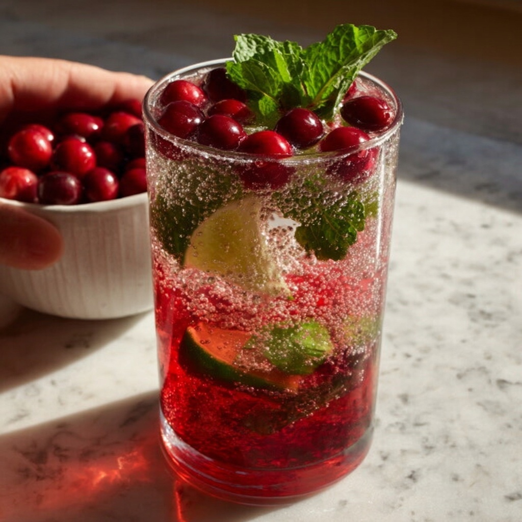 Christmas Cranberry Sparkler Recipe - Recipe Image