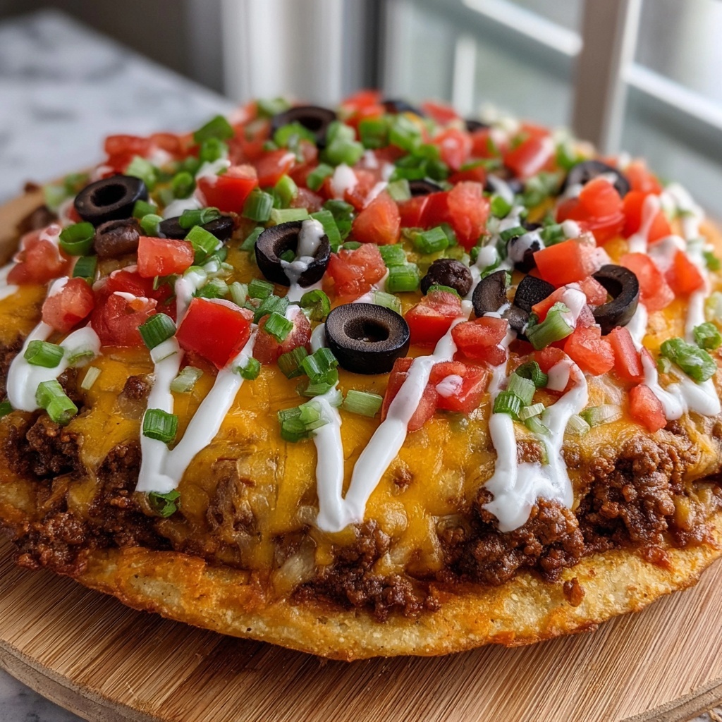 Mexican Pizza Recipe - Recipe Image