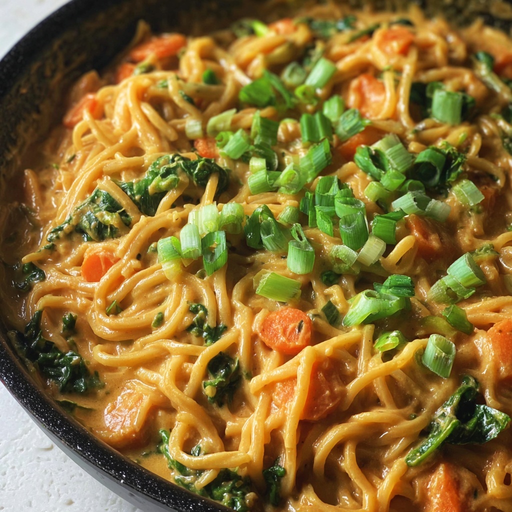 Peanut Butter Noodles Vegan Recipe: 20-Minute Comfort Food Recipe - Recipe Image