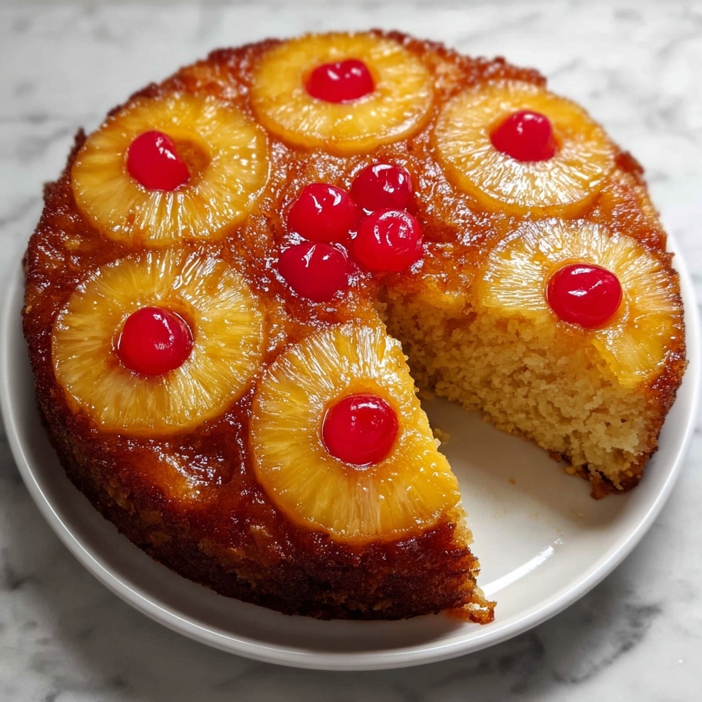 Vegan Pineapple Upside Down Cake Recipe - Recipe Image