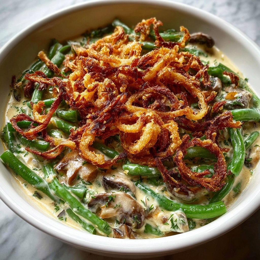 Vegan Green Bean Casserole That Will Steal Your Heart Recipe - Recipe Image