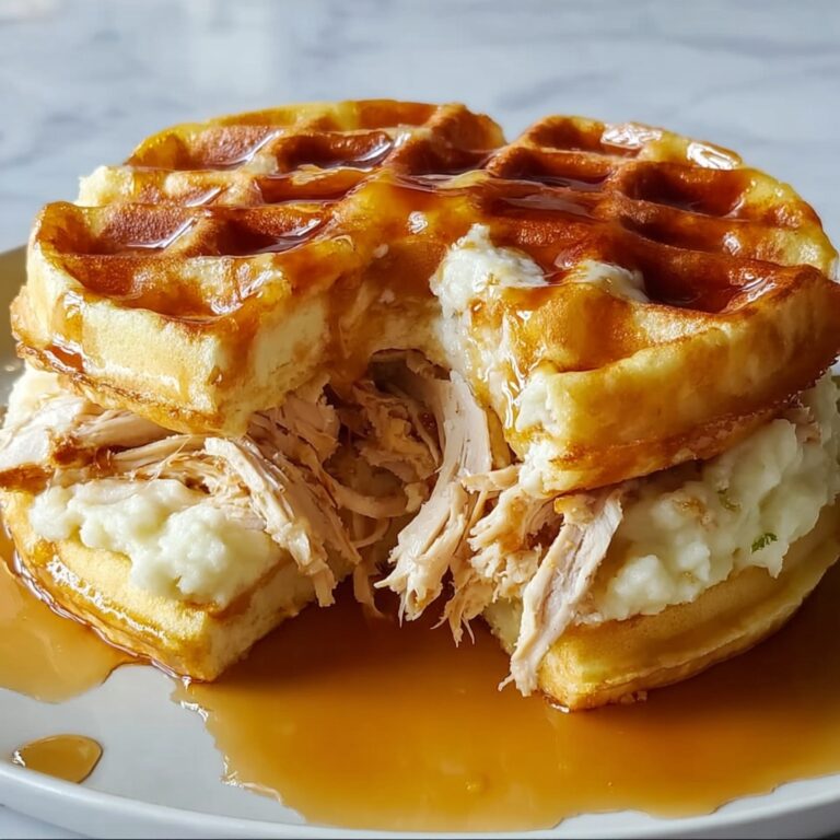 Chicken & Waffles Breakfast Bake Recipe