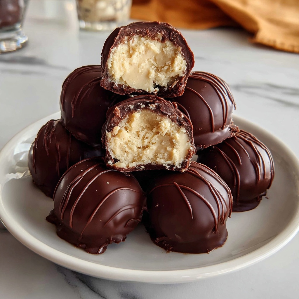Delicious Christmas Peanut Butter Balls for Holiday Joy Recipe - Recipe Image