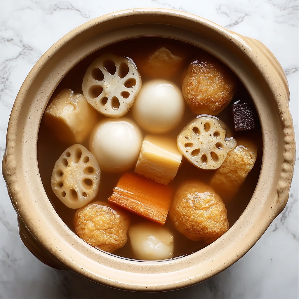 Cozy Homemade Oden: A Comfort Food Hug Recipe - Recipe Image