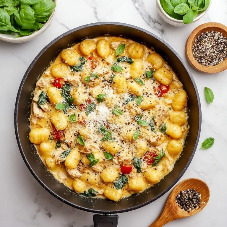 Garlic Chicken Gnocchi Skillet Delight Recipe