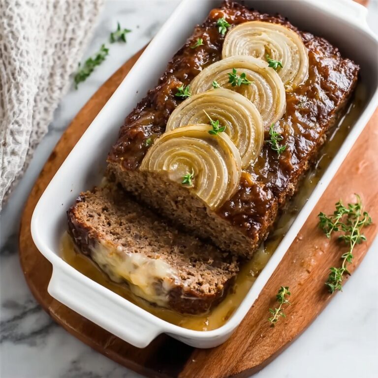French Onion Meatloaf: A Savory Twist on Comfort Food Recipe