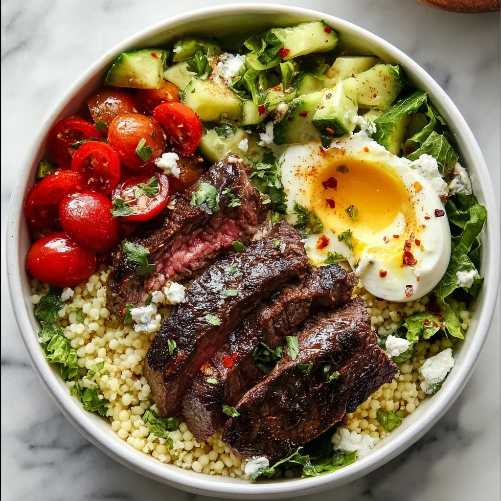 Mediterranean Steak Bowl Recipe - Recipe Image