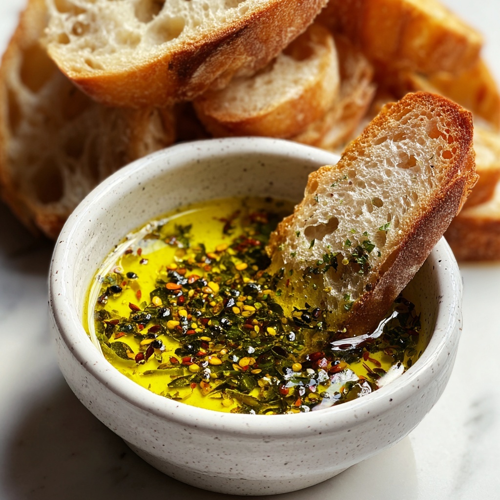 Delicious Bread Dipping Oil Recipe - Recipe Image