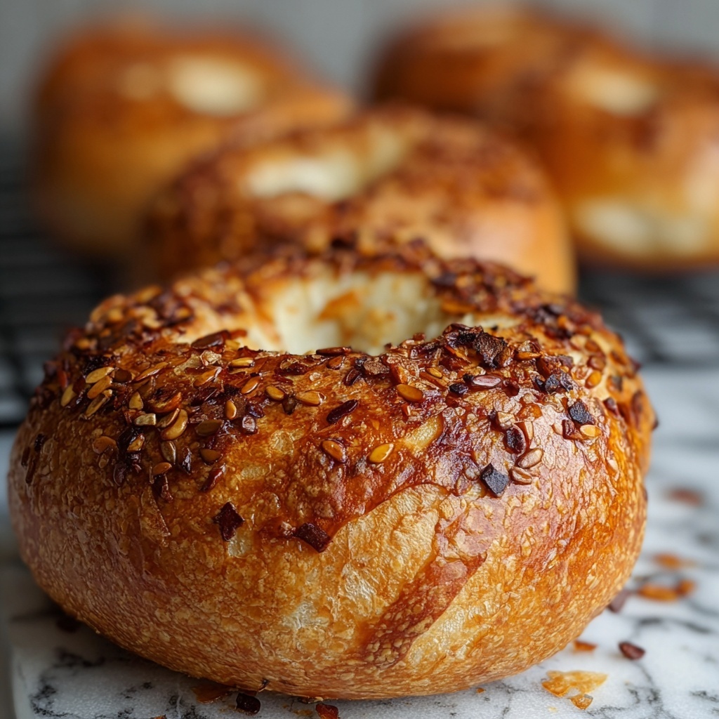 French Toast Bagel with Maple Cream Cheese Recipe - Recipe Image