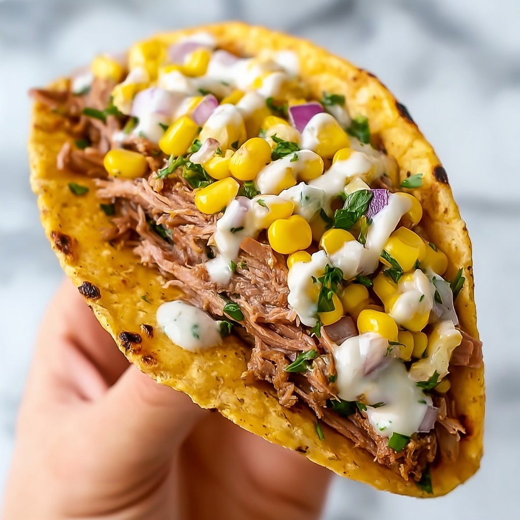 Grilled Steak Elote Tacos Recipe - Recipe Image