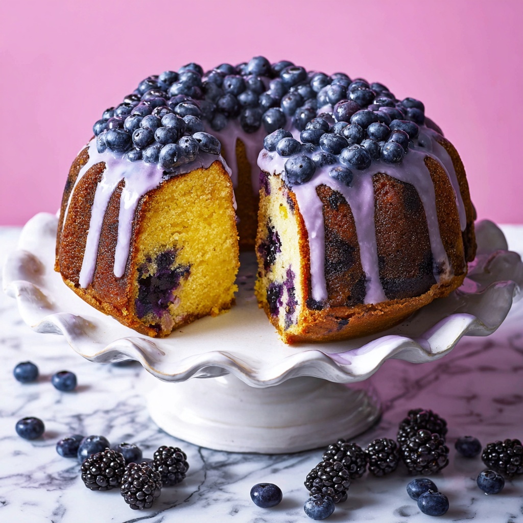 Blueberry Breakfast Bundt Cake Recipe - Recipe Image