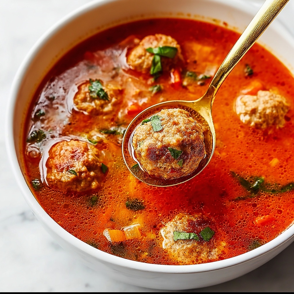 Italian Meatball Soup Recipe - Recipe Image