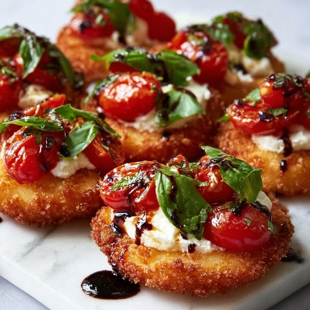 Italian Basil Chicken Cutlets with Tomato, Burrata, and Balsamic Glaze Recipe - Recipe Image