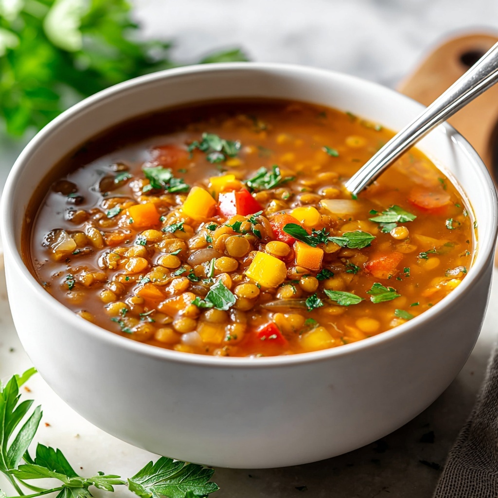 One Pot Turkey Lentil Soup Recipe - Recipe Image
