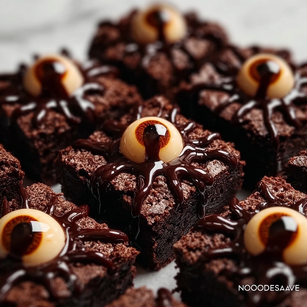 Monster Eye Brownie Bites for Spooky Celebrations Recipe - Recipe Image