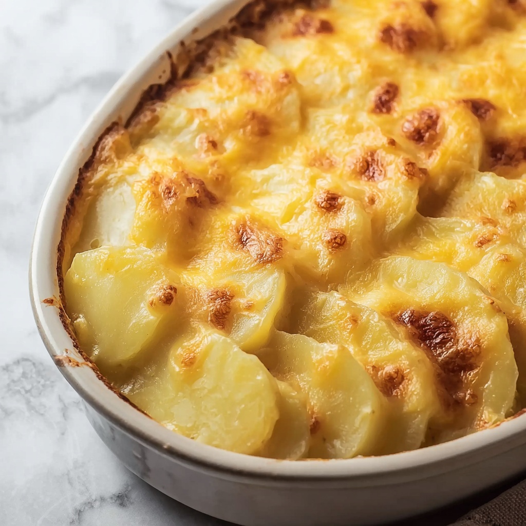 Irresistible Delmonico Potatoes: Creamy Cheesy Comfort Awaits Recipe - Recipe Image