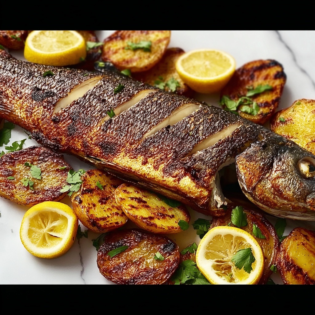 Oven-Grilled Tilapia with Fried Plantains Recipe - Recipe Image