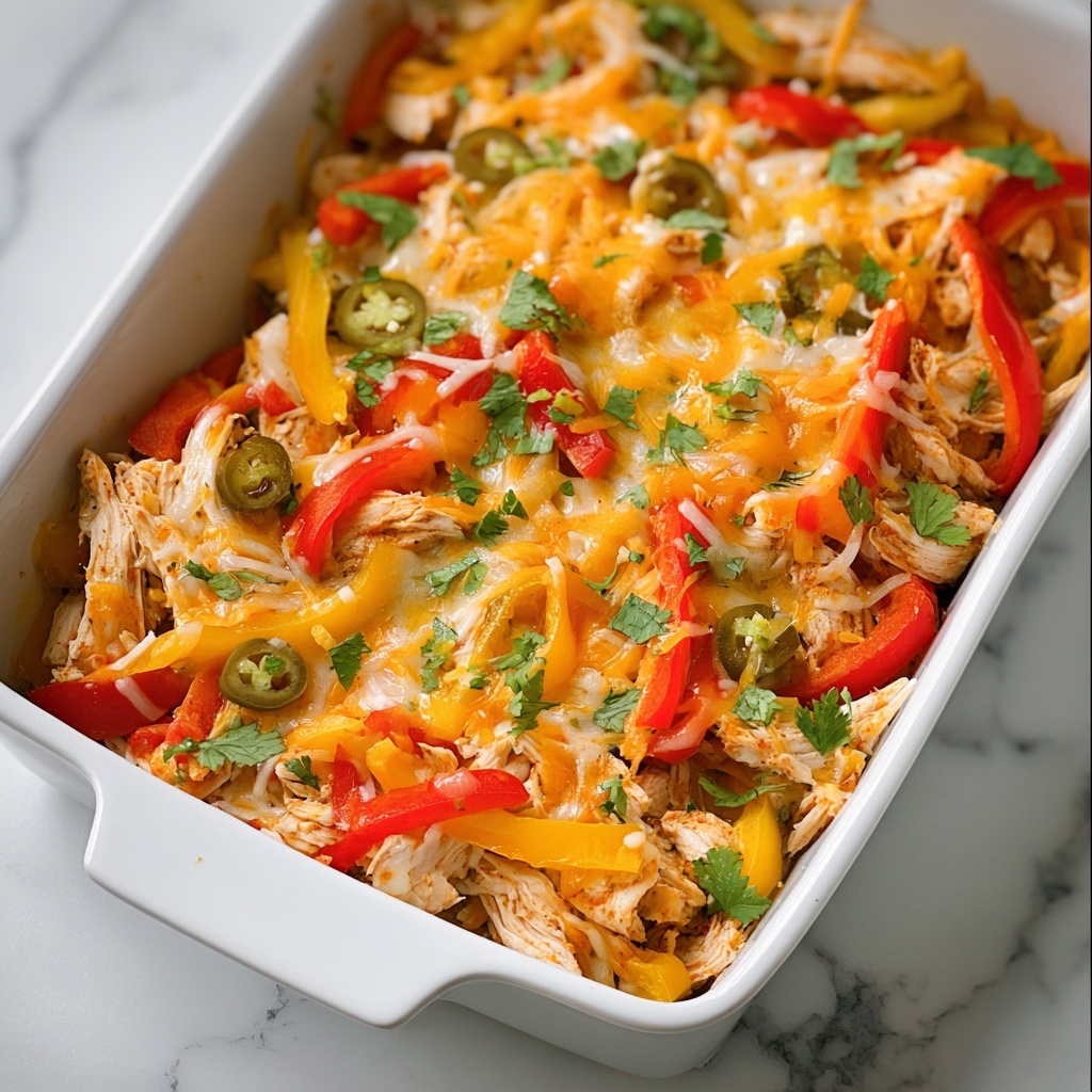 Chicken Fajita Casserole Recipe - Recipe Image