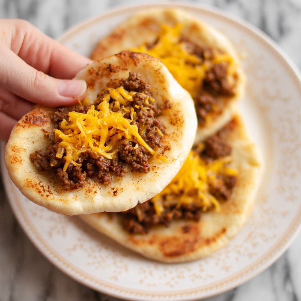 Cheeseburger Flatbread Melts Recipe - Recipe Image