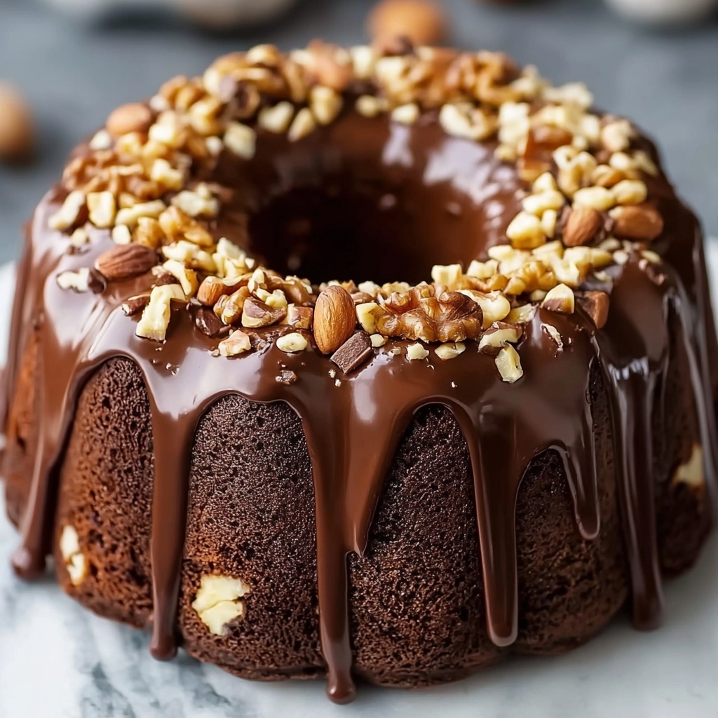 Irresistible Hazelnut Bundt Cake with Rich Espresso Glaze Recipe - Recipe Image