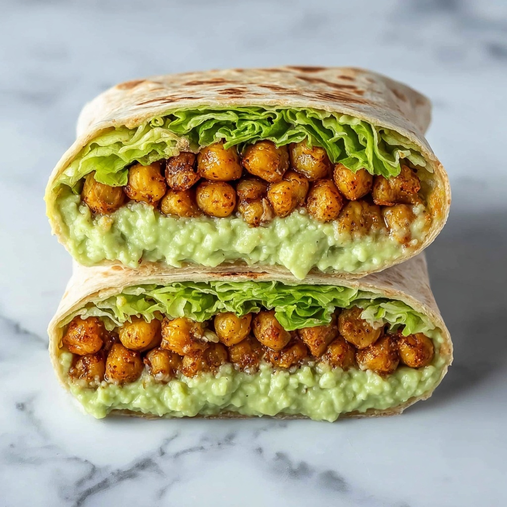 Crunchy Chickpea Caesar Wraps Recipe - Recipe Image