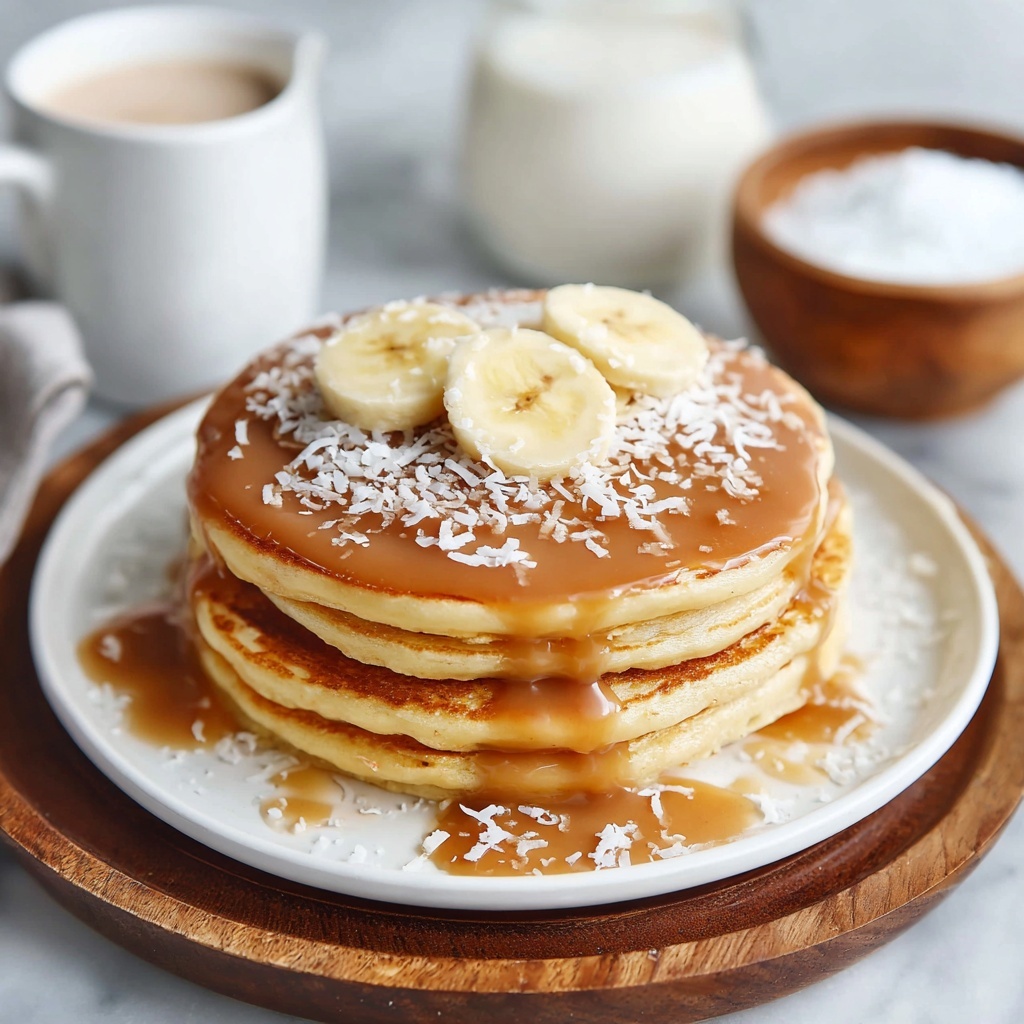 Sweet Coconut Cream Pancakes Recipe - Recipe Image