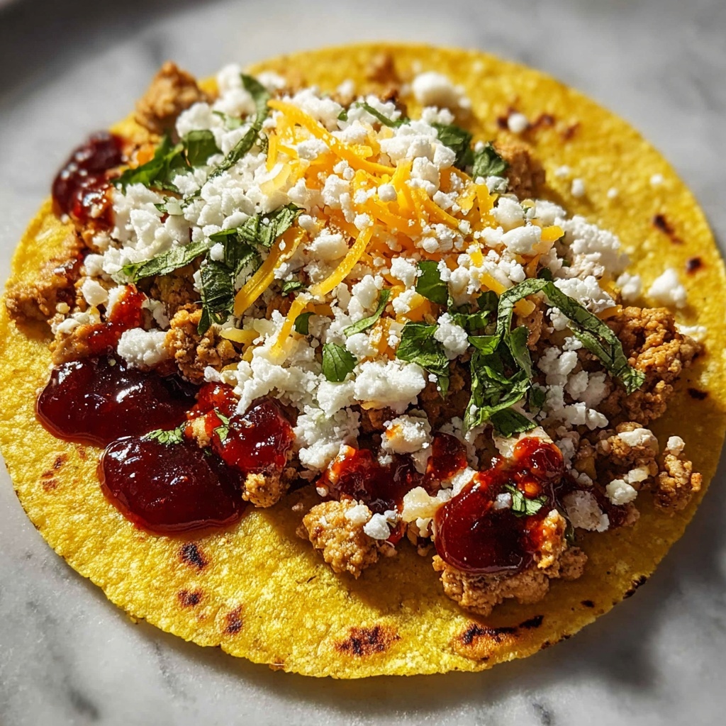 Thanksgiving Leftover Smash Burger Tacos Recipe - Recipe Image