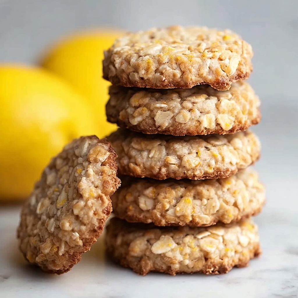 Lemon Oatmeal No-Bake Cookies Recipe - Recipe Image