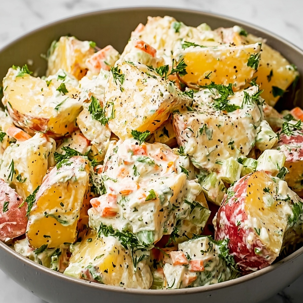 Classic Potato Salad with a Crunchy Radish Twist Recipe - Recipe Image