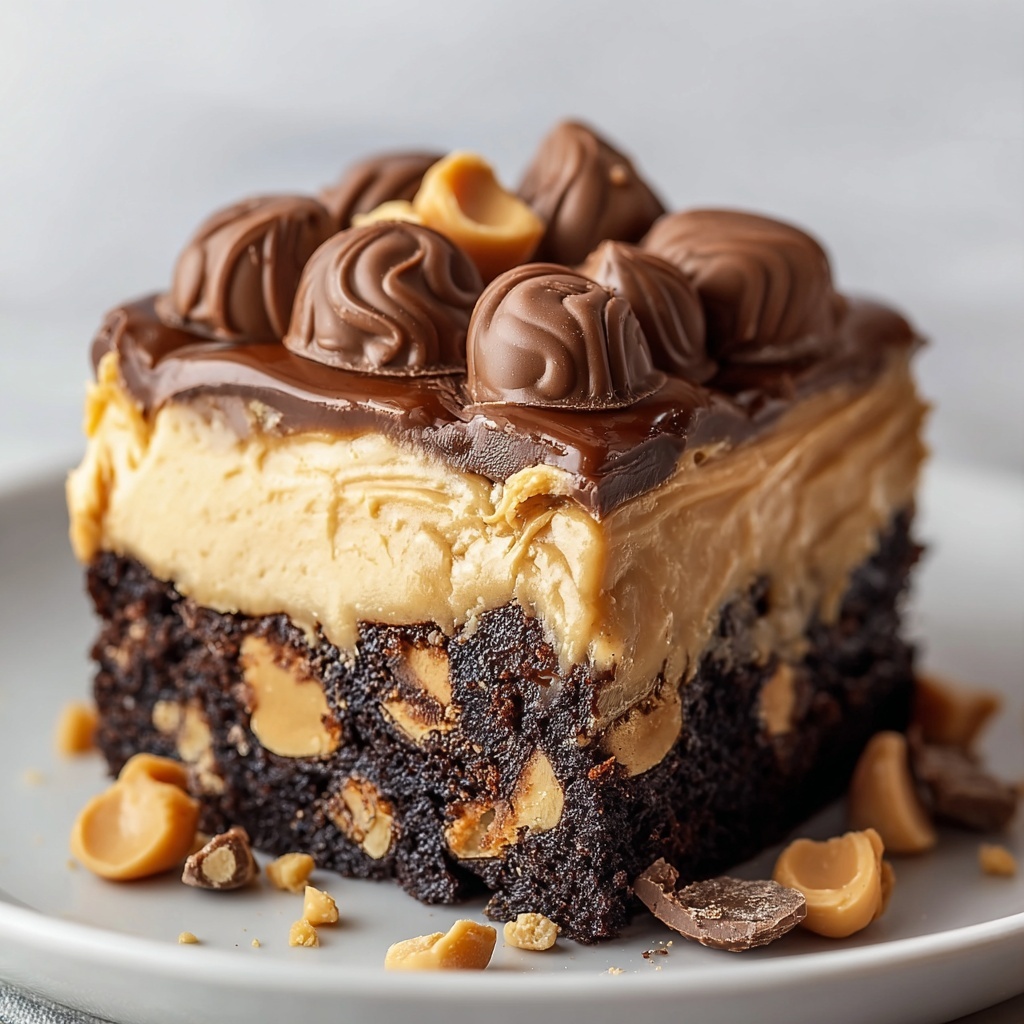 Peanut Butter Cup Dump Cake Recipe - Recipe Image