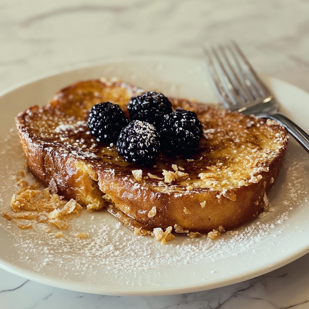 Crunchy Cornflake-Coated French Toast Recipe - Recipe Image
