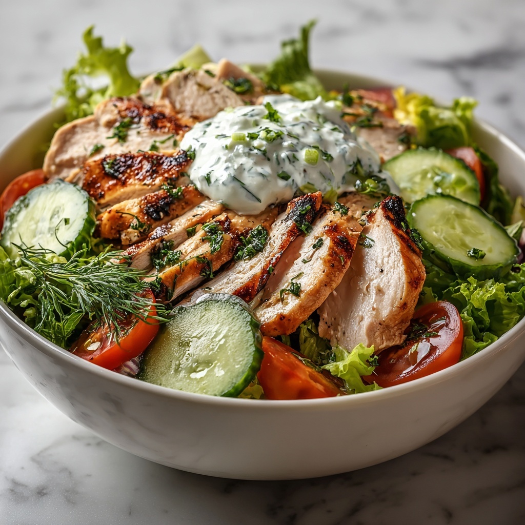 Tzatziki Chicken Salad Recipe - Recipe Image