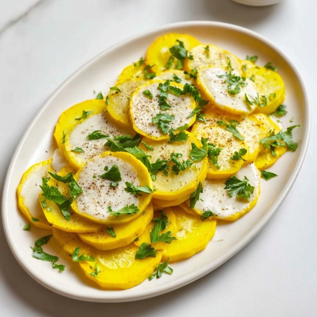 Roasted Yellow Squash with Garlic and Parsley Recipe - Recipe Image