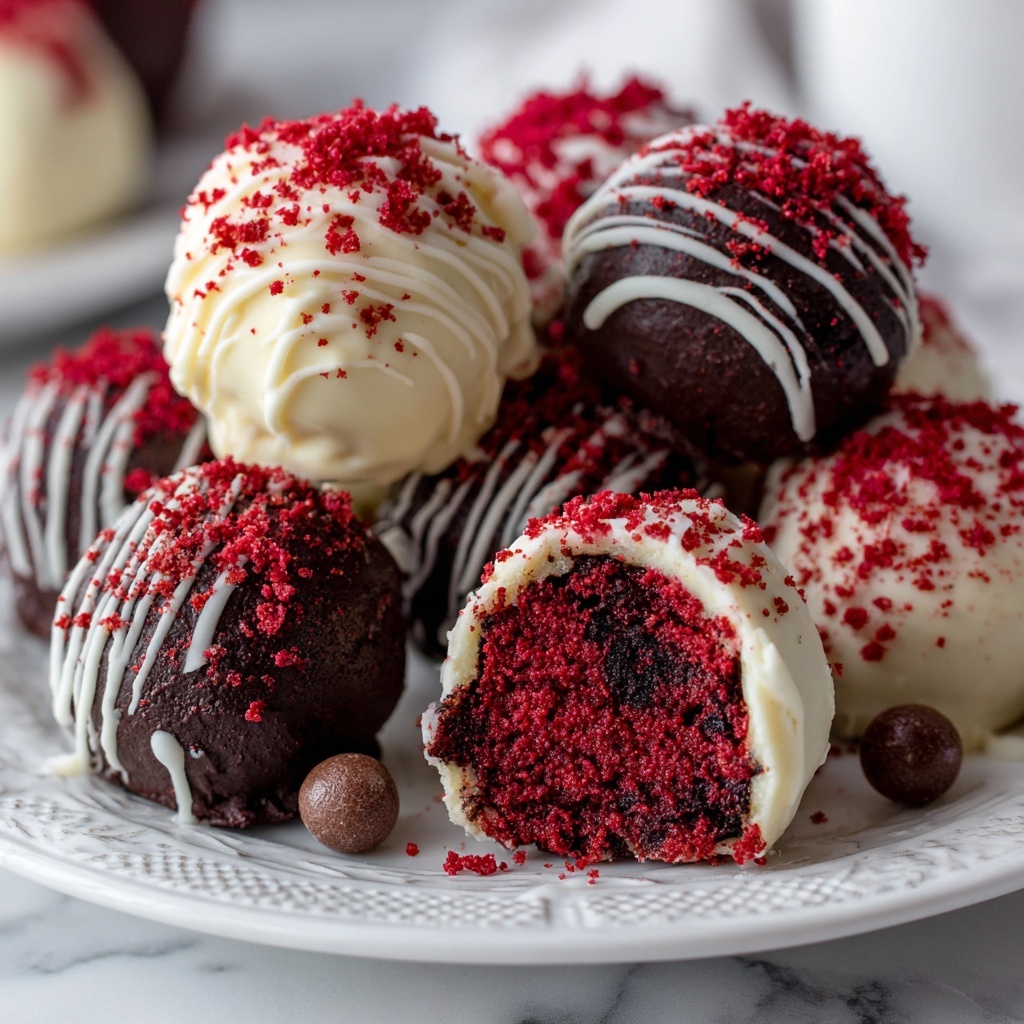 Red Velvet Cake Balls Recipe - Recipe Image