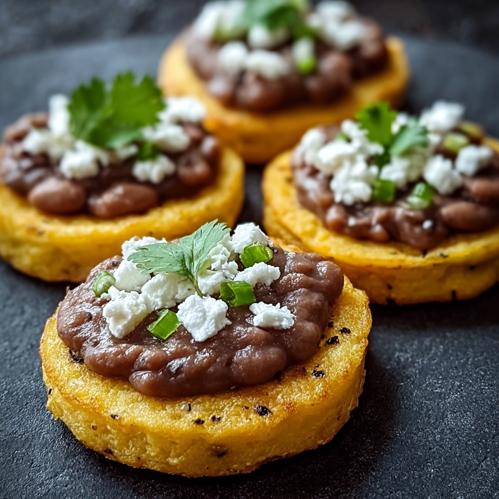 Sopes with Refried Beans and Cheese Recipe - Recipe Image