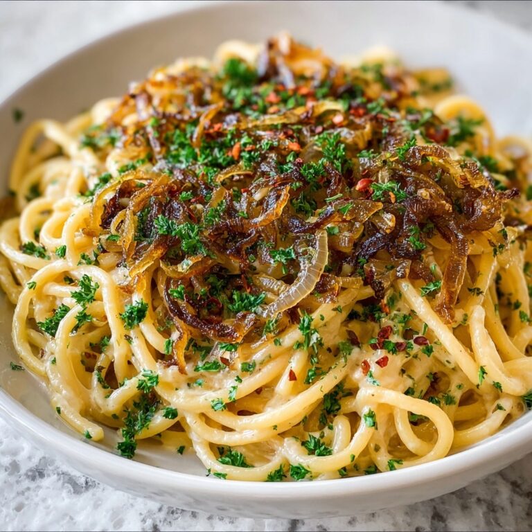 Vegan Caramelized Onion Pasta Recipe