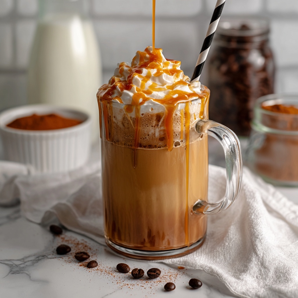 Salted Caramel Iced Coffee Recipe - Recipe Image