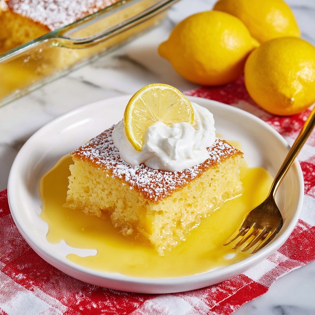 Luscious Lemon Pudding Cake Recipe - Recipe Image