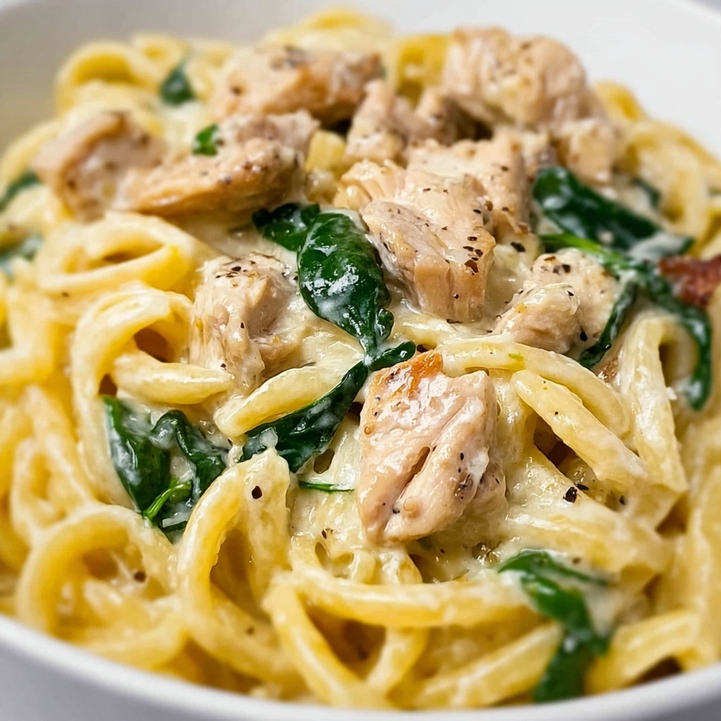 Chicken Spinach Pasta Recipe - Recipe Image