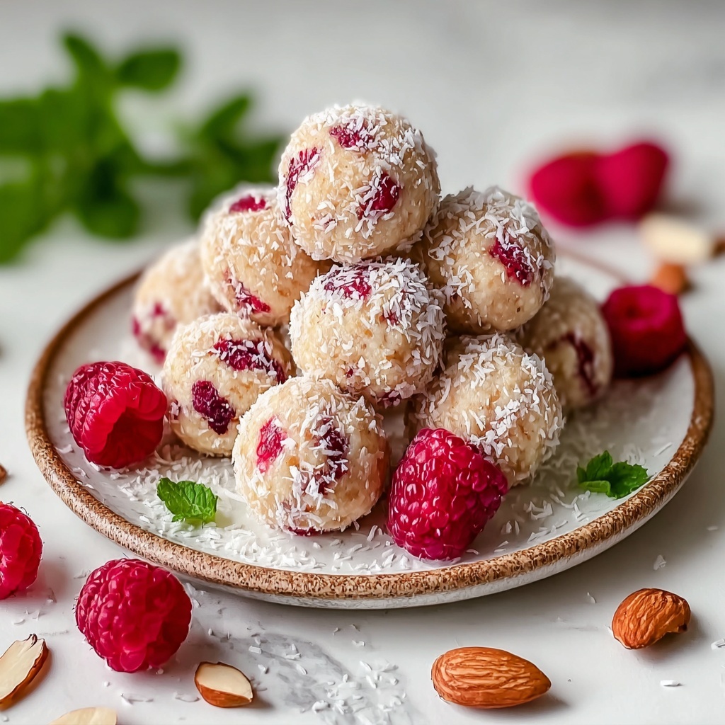 Easy Raspberry Protein Balls Recipe - Recipe Image