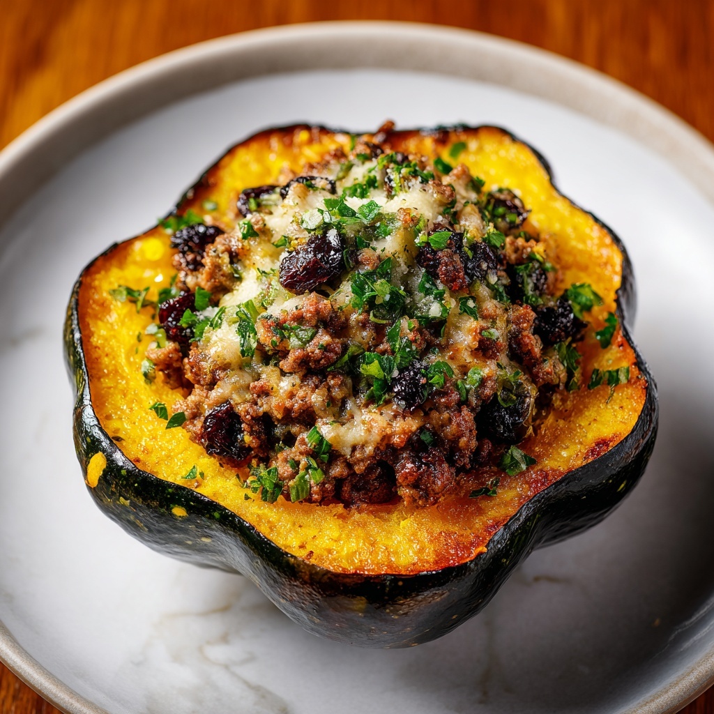 Stuffed Acorn Squash with Quinoa, Black Beans, and Corn Recipe - Recipe Image