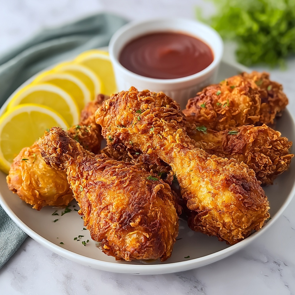 Pollo Campero-Style Air Fryer Fried Chicken Recipe - Recipe Image