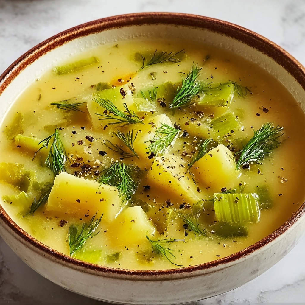 Roasted Celery and Potato Soup Recipe - Recipe Image