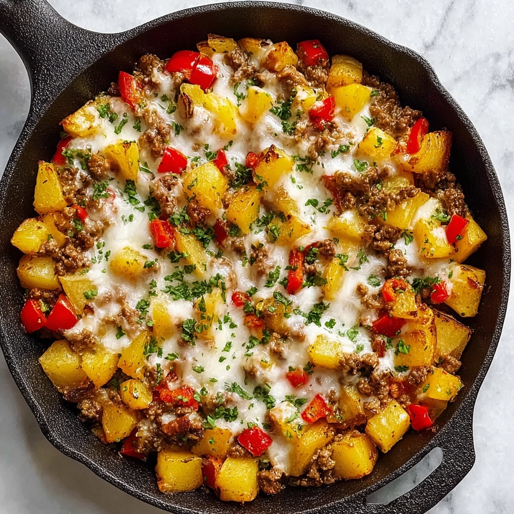 Mexican Ground Beef and Potato Skillet Recipe - Recipe Image