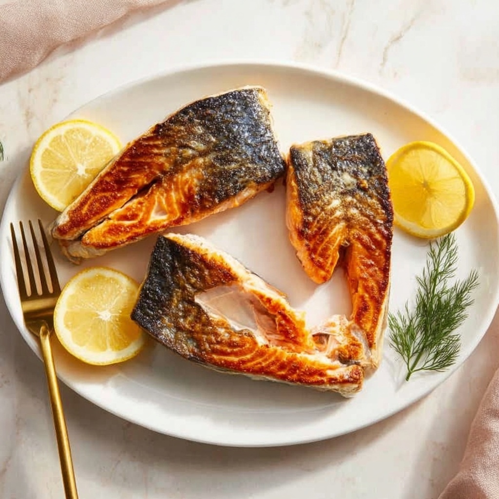 Baked Cajun Salmon with Parmesan Risotto Recipe - Recipe Image