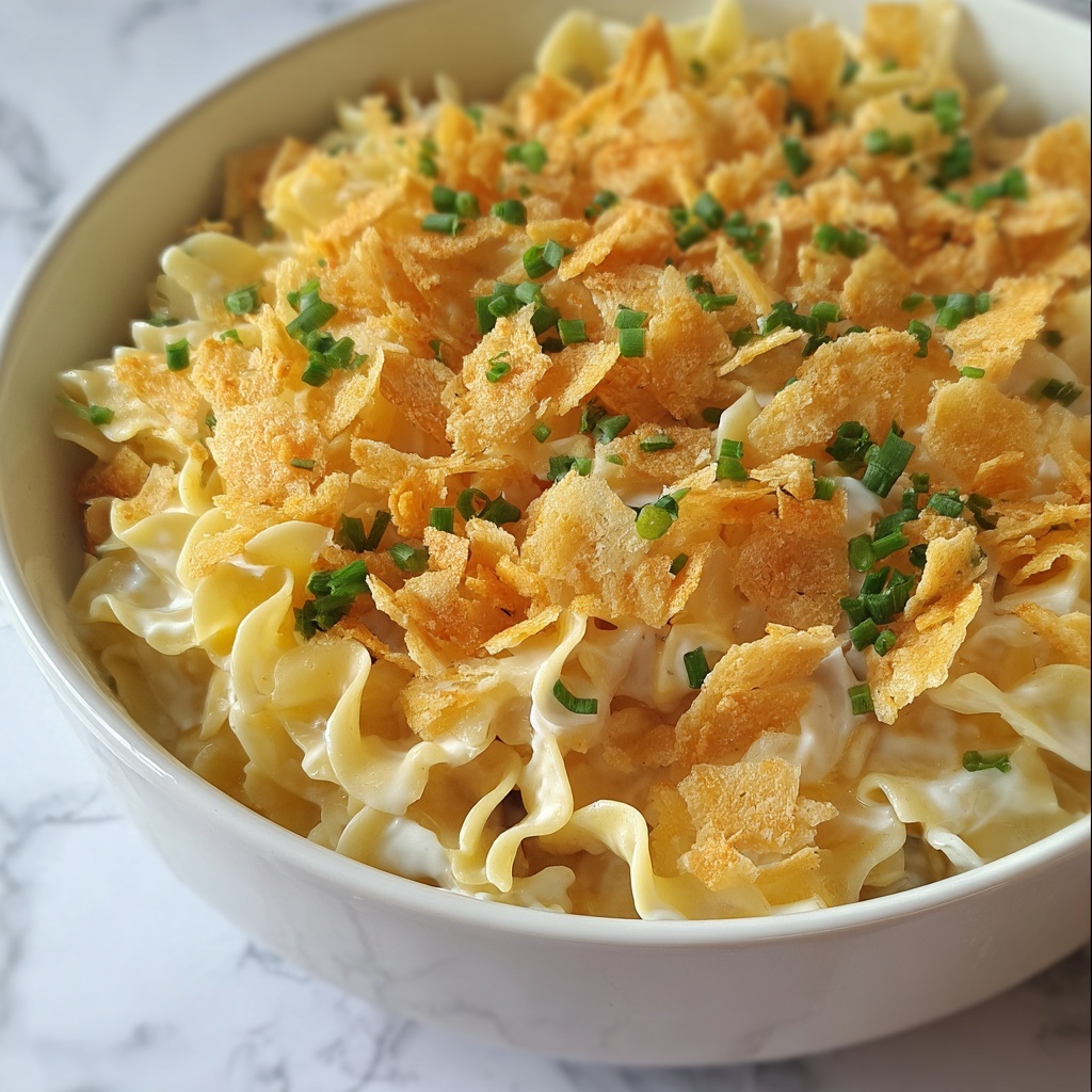 Million Dollar Chicken Noodle Casserole Recipe - Recipe Image