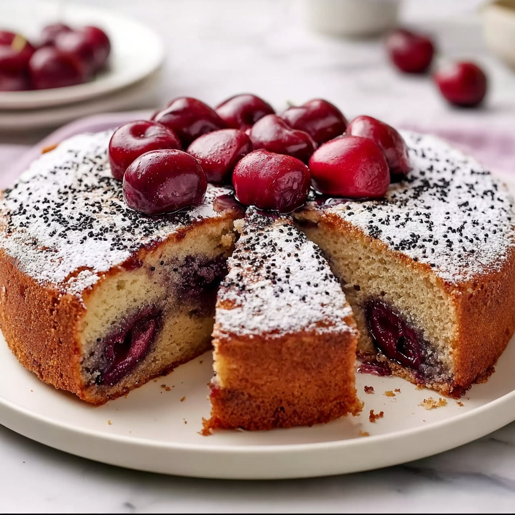 Plum Poppy Seed Cake Recipe - Recipe Image