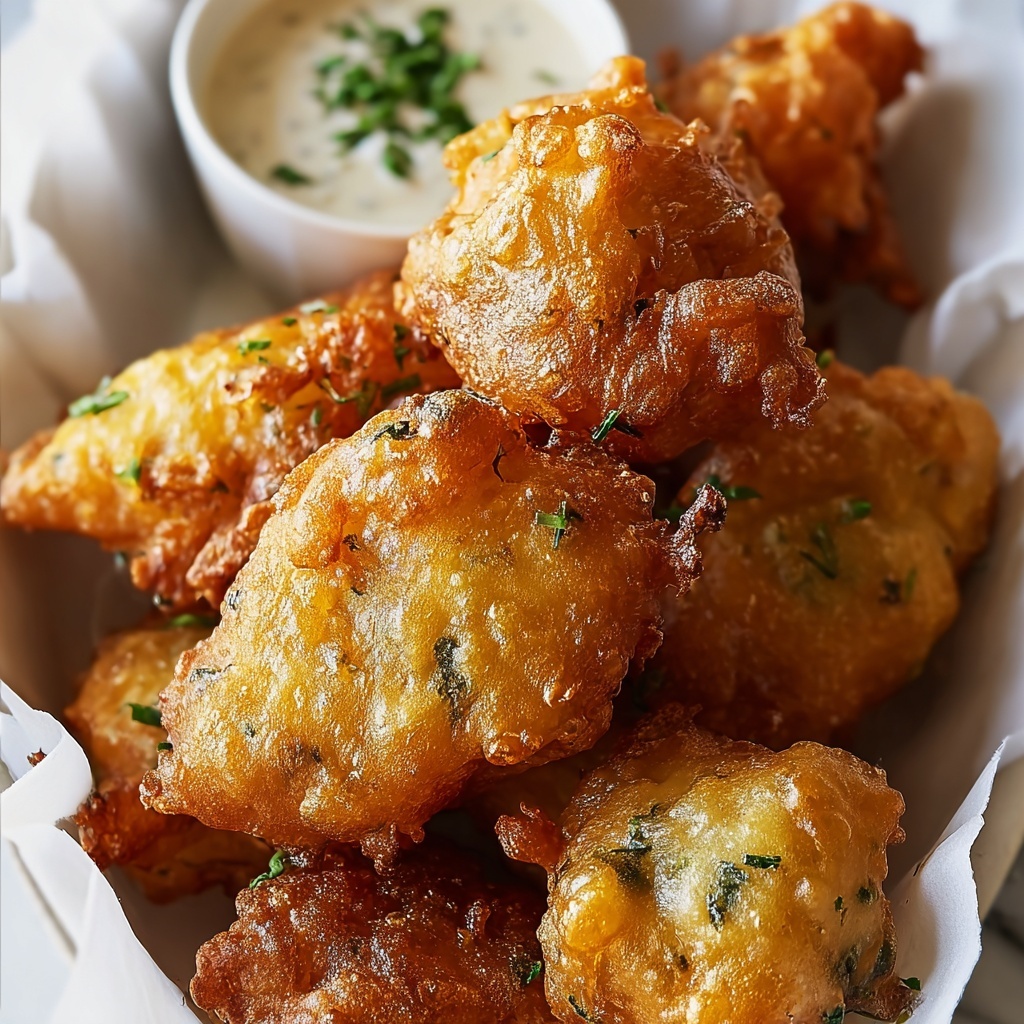 Dill Pickle Chicken Fritters Recipe - Recipe Image